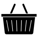 Grocery basket icon