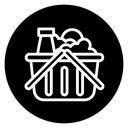 Grocery shopping icon