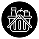 Grocery shopping icon