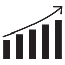 Growth chart icon