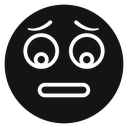 Guilty face emoji icon