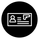 Gun license icon