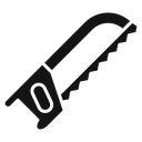 Hacksaw Black Filled icon