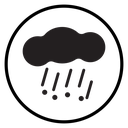 Hail Black Filled icon