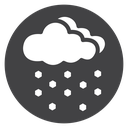 Hail Cloud Pellets Black Filled icon