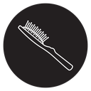 Hair brush icon