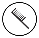 Hair brush icon