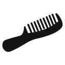 Hair comb icon