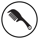 Hair comb icon