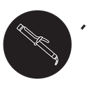 Hair curler icon