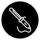 Hair curler icon