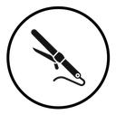 Hair curler icon