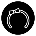 Hair tie icon