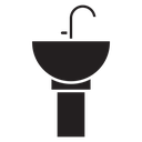 Hair washer sink icon
