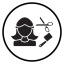 Hairdresser service icon