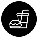 Hamburger soda 2 icon