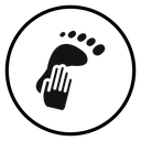 Hand and foot icon