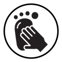 Hand and foot icon