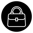 Hand bag icon