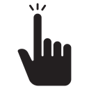 Hand click icon