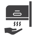 Hand dryer icon