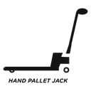 Hand pallet jack icon