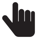Hand pointer icon