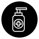 Hand sanitizer icon