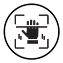 Hand scan icon