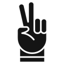 Hand scissors 4 icon