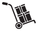 Hand truck icon