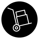 Hand truck icon