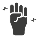 Hand with Power icon