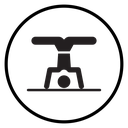 Handstand exercise icon