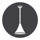 Hanging light Black Filled icon