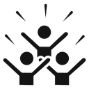 Happy people icon