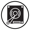 Hard disk drive icon