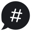 Hashtag 3 icon