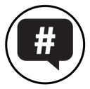 Hashtag icon