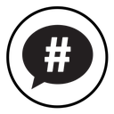 Hashtag icon