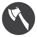 Hatchet Black Filled icon