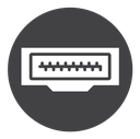 HDMI Black Filled icon