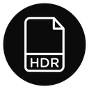 HDR image file extension icon