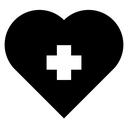 Heal Black Filled icon