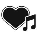Heard heart note (2) icon