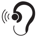 Hearing aid icon