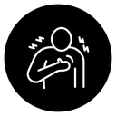 Heart attack icon
