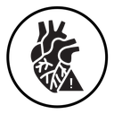 Heart risk icon
