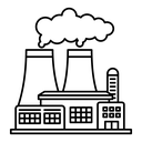 Heat power station icon