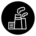 Heat power station icon